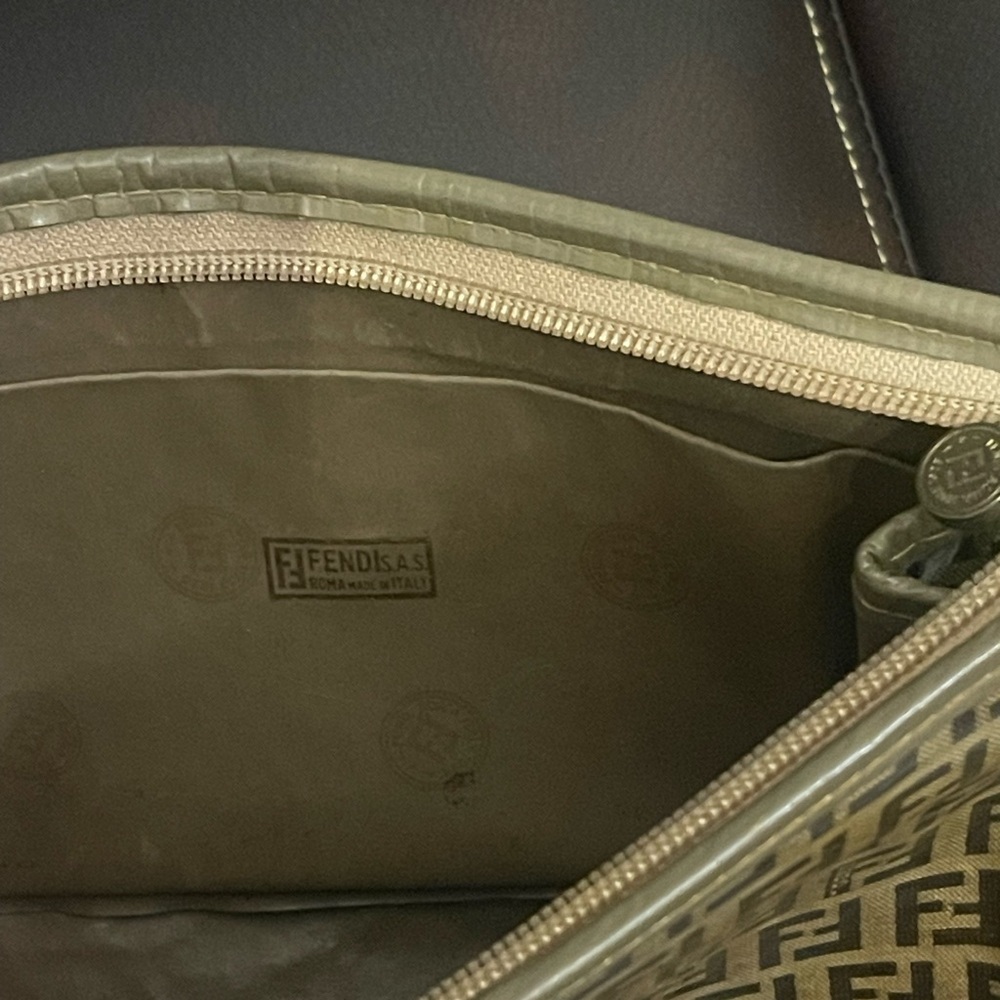 Fendi Coated Canvas Clutch - Picture 3 of 9